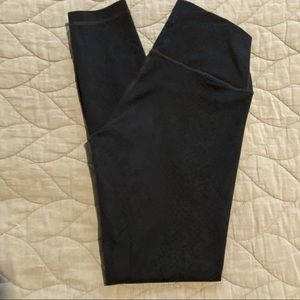 Lululemon High Times Desert Snake Deep Coal Black Full On Luon ? Size 2/4 ?